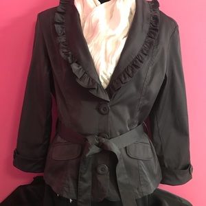 Dark grey dressy blazer